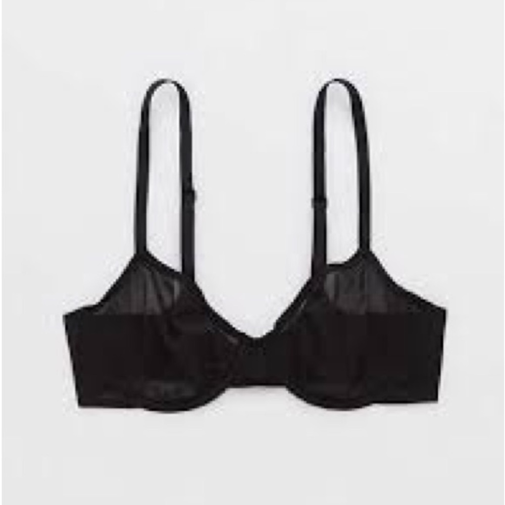 NWT Aerie Smoothez Balconette Bra Black